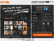 Tablet Screenshot of mylol.com